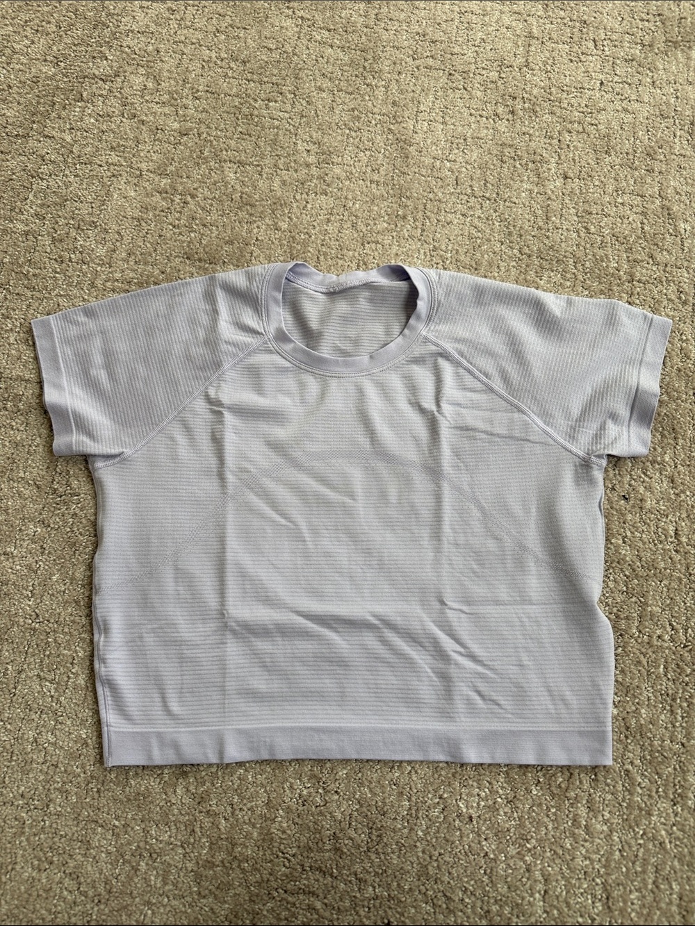 🍋 Lululemon Swiftly Tech Cropped Short Sleeve shirt size 10